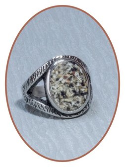 Edelstalen/RVS Heren As Ring - RB098