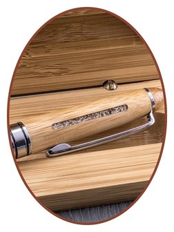 Luxury Wooden Ballpoint With Visible Ashes Inside - AP001