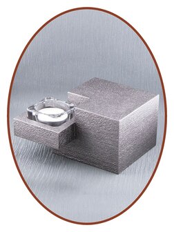 Mini Ash Urn Modern with Candle Holder - HMP632