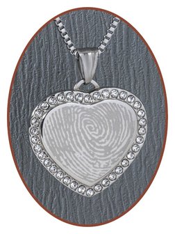 Stainless Steel Engraving Remembrance Pendant - 3333SS