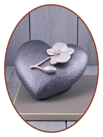 Mini As Urn  'Hart en Orchidee'  in Diverse Kleuren - HMP688