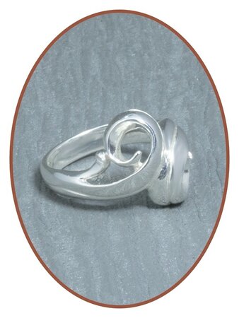 JB Memorials Sterling Zilveren Dames As Ring - RB073