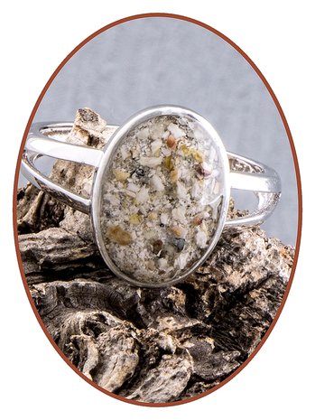 JB Memorials 925 Sterling Silver Cremation Design Ring -RB100B