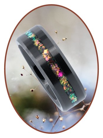 JB Memorials Ceramic Zirconium  As Ring  Multi Color - RB048PK