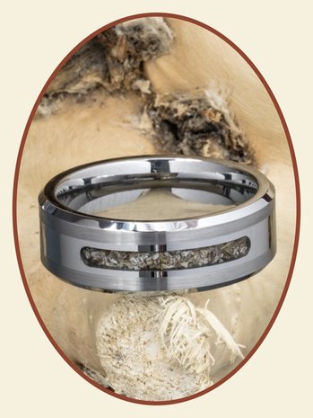 JB Memorials Tungsten Carbide Special Cremation Ring - RB045