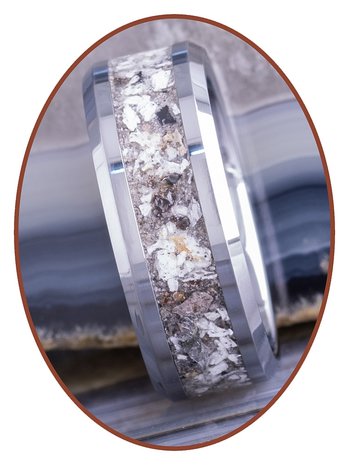 'Natural' Cremation Ash Ring - RB140SC-4M2B