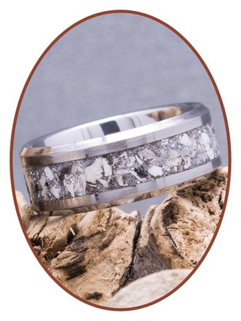 'Natural' Cremation Ash Ring - RB140SC-4M2B