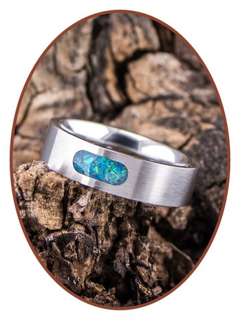 JB Memorials Stainless Steel Unisex Cremation Ash Ring - RB044O