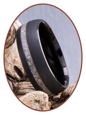 JB Memorials Tungsten Carbide Special Cremation Ring - RB048Q