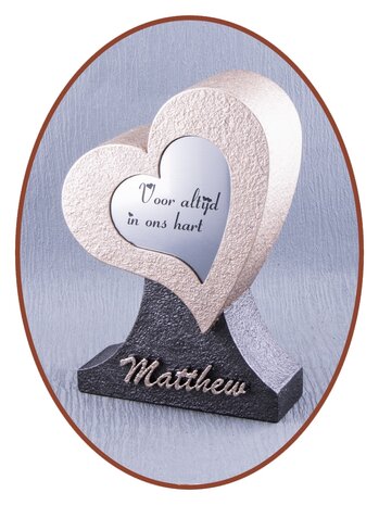 Mini Heart Ash Urn in Many Variants and Colors - HM483