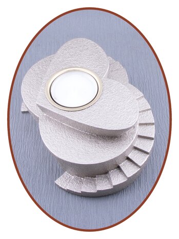 Mini Duo Ash Urn 'Stairway To Heaven' with Tealight Holder - HMP646DUO