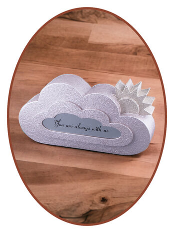 Mini Children / Baby 'Cloud' Ash Urn in Many Variations and Colors - HMP624