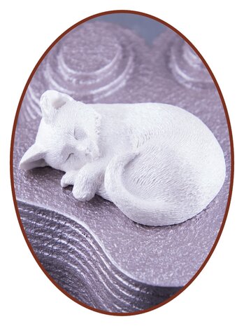 Mini Ash Urn Paw 'Sleeping Cat' in Many Colors - HM487C