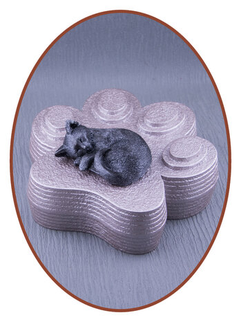 Mini Ash Urn Paw 'Sleeping Cat' in Many Colors - HM487C