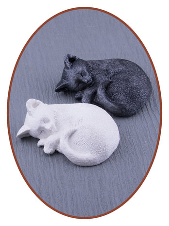 Mini Ash Urn Paw 'Sleeping Cat' in Many Colors - HM487C