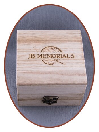 JB Memorials Nature-Line© Wooden Mens Ash Chrono Watch - HORL001