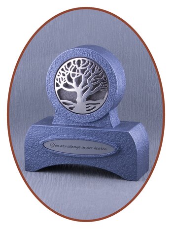 Mini Ash Urn 'Tree of Life' in Different Colors - HM497