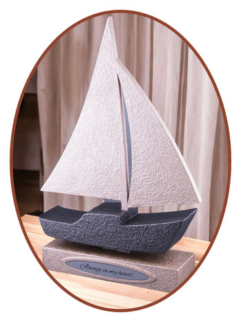 Mini - midi Ash Urn 'Sailing ship' in Different Colors - HMP608