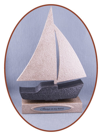 Mini - midi Ash Urn 'Sailing ship' in Different Colors - HMP608