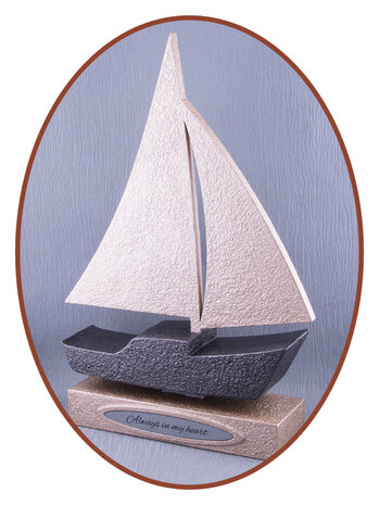 Mini - midi Ash Urn 'Sailing ship' in Different Colors - HMP608