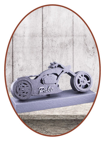 Design Ash Motorcycle Mini Urn 'Biker'  with name - HMP610