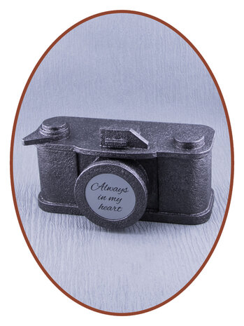 JB Memorials Mini Ash Urn 'Retro Camera' - HM493