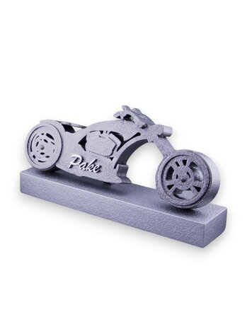 Design Ash Motorcycle Mini Urn 'Biker'  with name - HMP610