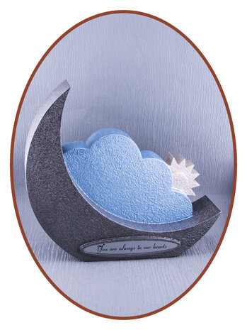 Mini Children / Baby 'Moon Cloud' Ash Urn - HMP645