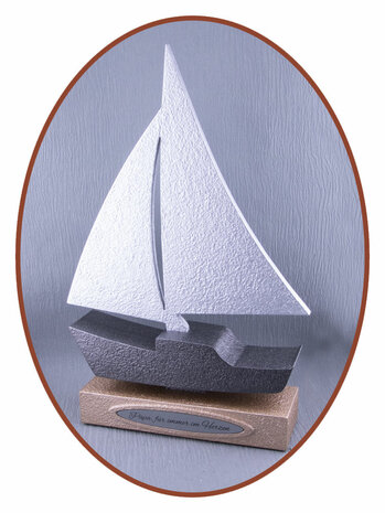 Mini - midi Ash Urn 'Sailing ship' in Different Colors - HMP608