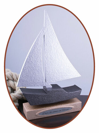 Mini - midi Ash Urn 'Sailing ship' in Different Colors - HMP608