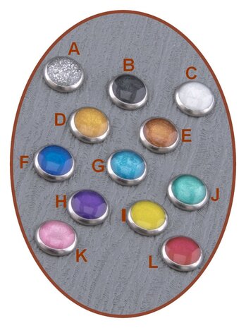 JB Memorials Cremation Ash Ring 'Multi Materials & Color'- RR001-4M2B