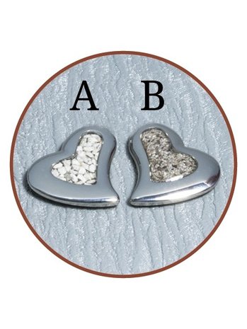 925 Sterling Silver Special 'Hearts' Ash Pendant   - ZSP105