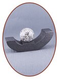 Mini Design Duo Ash Urn 'Glass Globe' - HMP669