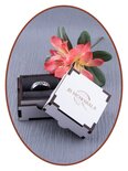 JB Memorials Stainless Steel Unisex Cremation Ash Ring 'Sparkling Bronze'- CRA007