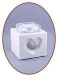 Mini Ash Urn with Tealight Holder Heart - HMP615