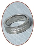 JB Memorials Titanium Text Remembrance Ring - XR17