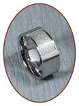 316L Stainless Steel Text Remembrance Ring - RSSD02