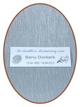 Lasermark Reverse Engravable Memorial Plaque - LG019