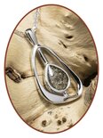Close2Me© 925 sterling silver 'Teardrop' ash pendant - CM006