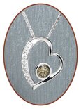 Close2Me© 925 sterling silver 'Endless Love' ash pendant - CM002