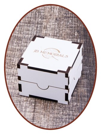JB Memorials Tungsten Carbide Fingerprint Men Cremation Ring - RB046HV