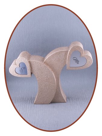 Mini Heart Ash Urn in Many Colors - HMP622