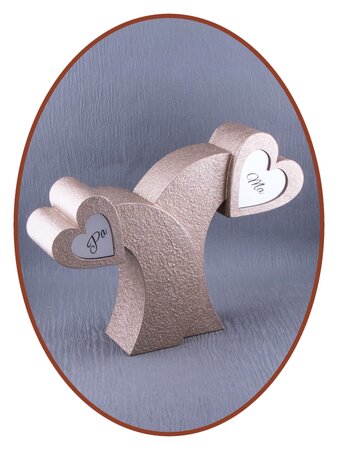 Mini Heart Ash Urn in Many Colors - HMP622