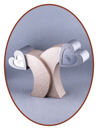 Mini Heart Ash Urn in Many Colors - HMP622