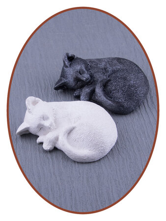 Mini Ash Urn Paw 'Sleeping Cat' in Many Colors - HMP633C
