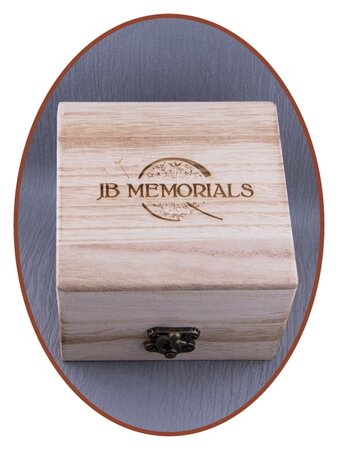 JB Memorials Nature-Line© Wooden Mens Ash Chrono Watch - HORL001