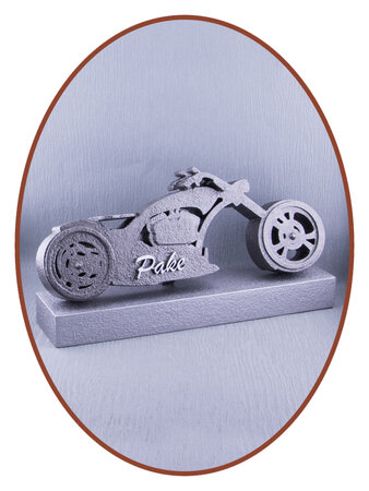 Design Ash Motorcycle Mini Urn 'Biker'  with name - HMP610