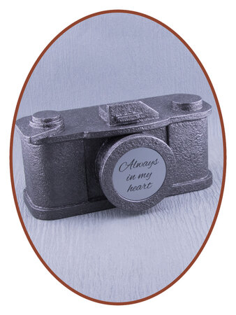 JB Memorials Mini Ash Urn 'Retro Camera' - HMP628