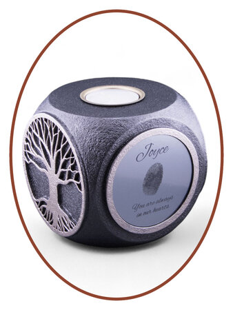Midi Ash Urn 'Tree of Life' in Various Designs and Colors - HMP635