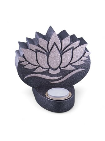 Mini Ash Urn 'Lotus' with tealight holder - HMP636